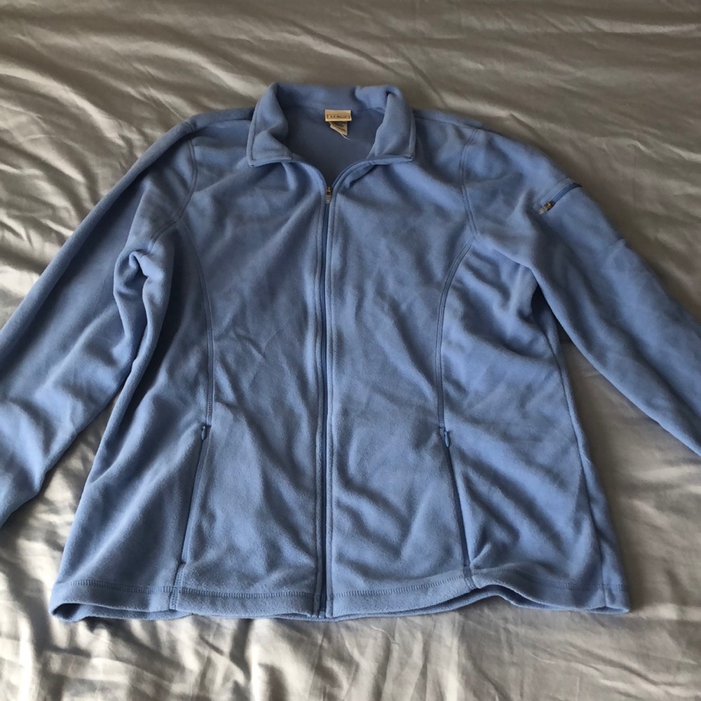 L.L. Bean Fleece lined Fitness Jacket